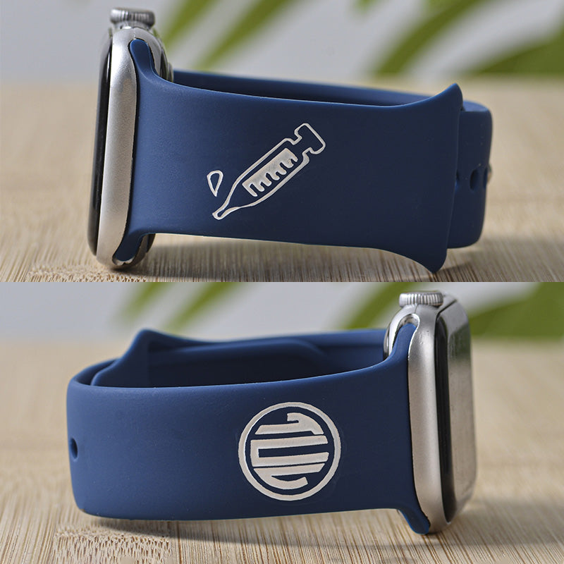 Nurse Watch Band, Silicone Watch Band for Apple, Samsung and Fitbit