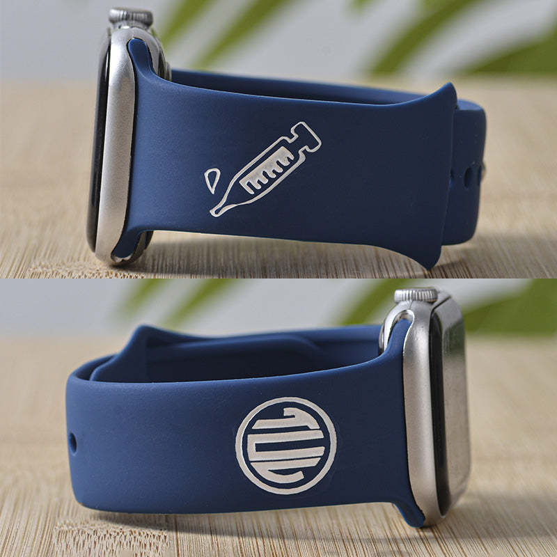 Nurse Watch Band, Silicone Watch Band for Apple, Samsung and Fitbit