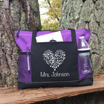 Personalized Music Teacher Student Bag With Name