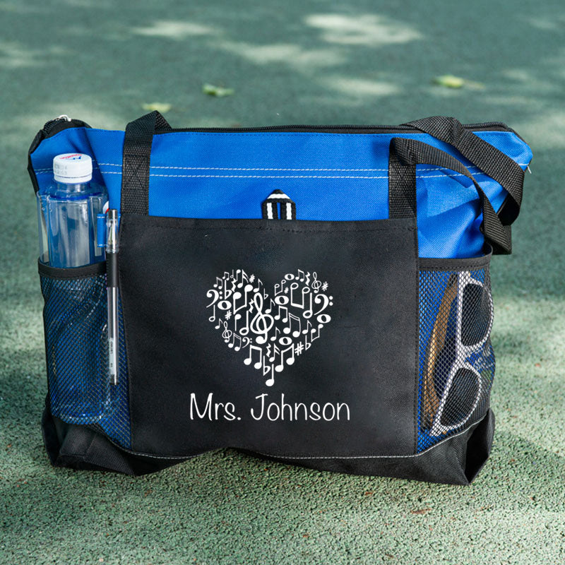 Personalized Music Teacher Student Bag With Name