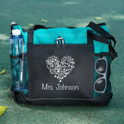 Personalized Music Teacher Student Bag With Name
