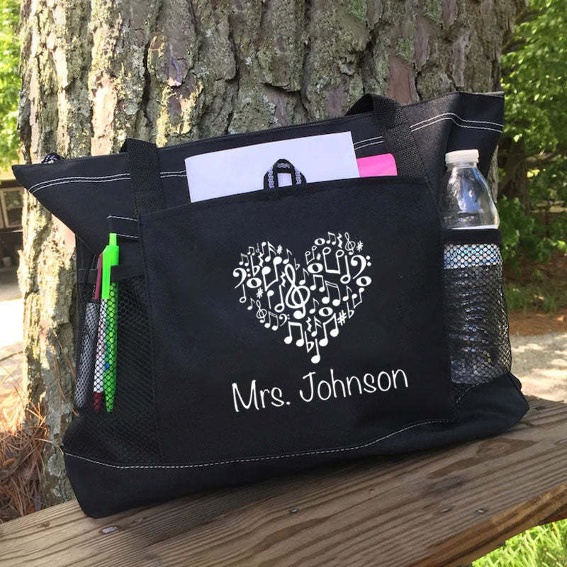 Personalized Music Teacher Student Bag With Name