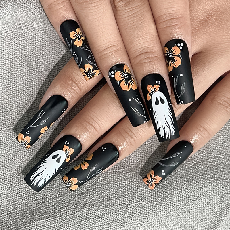 Halloween Press-On Nail Tips - Set of 24 - K02-006