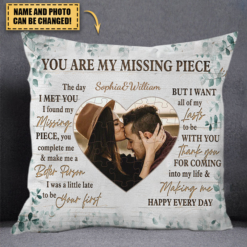 I Want All Of My Lasts To be With You - Gift For Couples Personalized Pillow