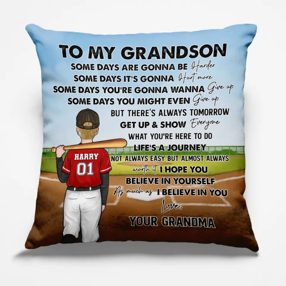 Life's A Journey, Not Always Easy But Almost Always - Personalized Custom Pillow