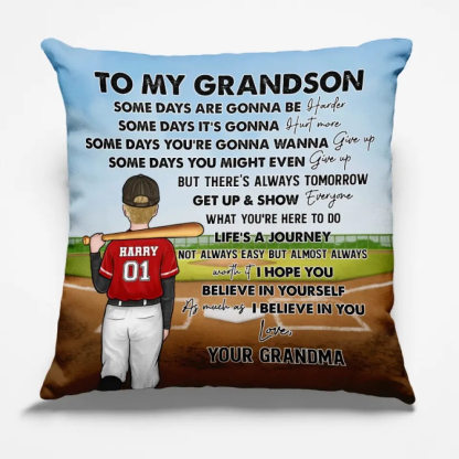 Life's A Journey, Not Always Easy But Almost Always - Personalized Custom Pillow