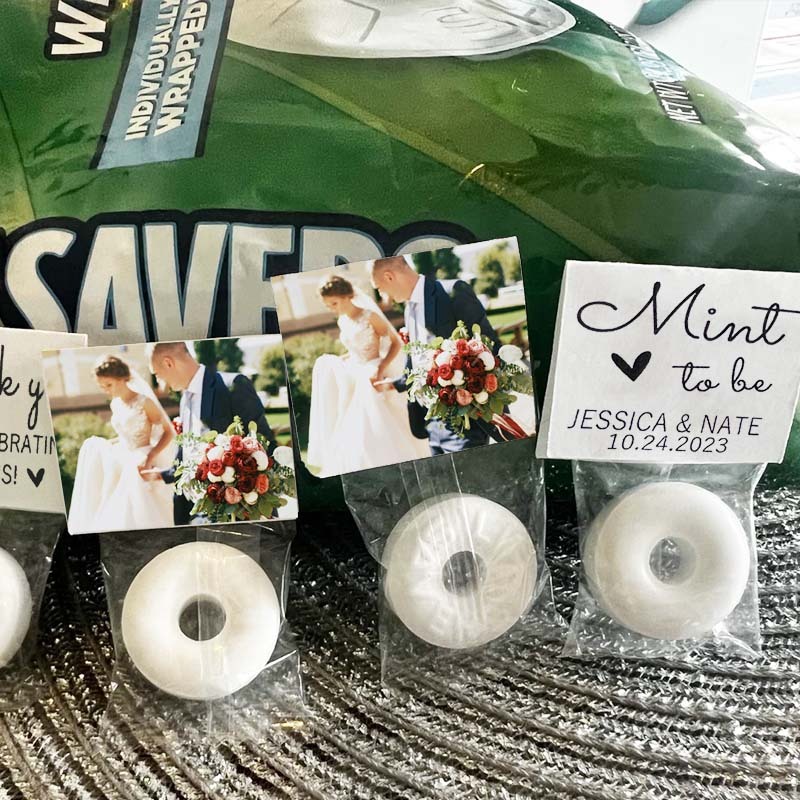 Mint to Be Wedding Favors Personalized Your Photo