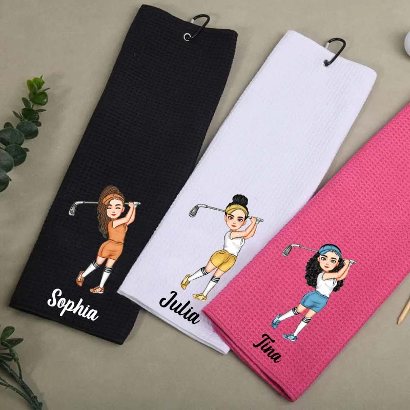 Personalized Golf Towel Golf Queen Towel Gift For Golf Lover