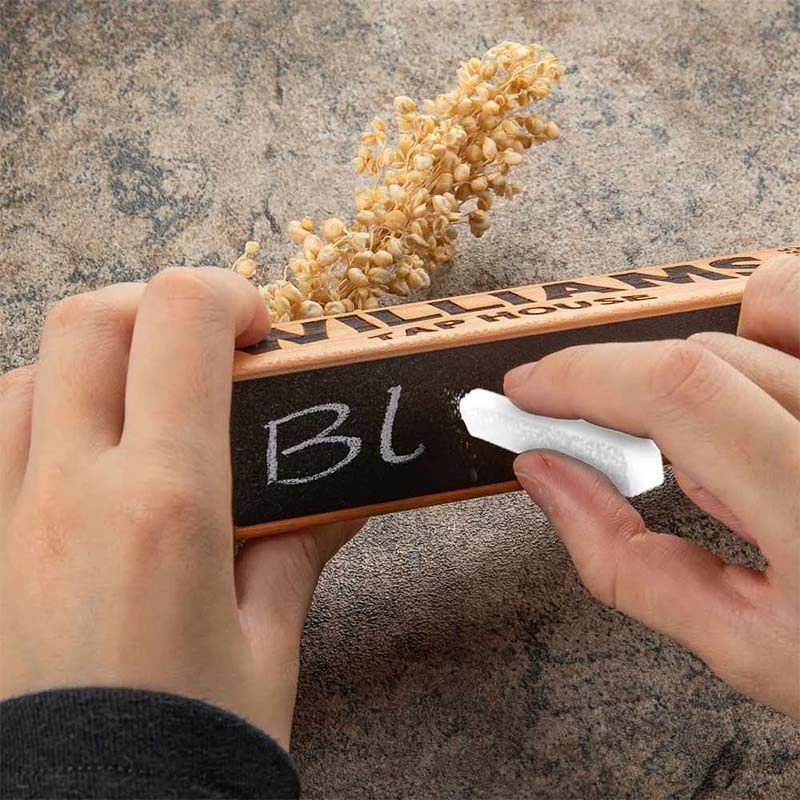 Personalized Engraved Beer & Keg Tap Handle with Chalkboard