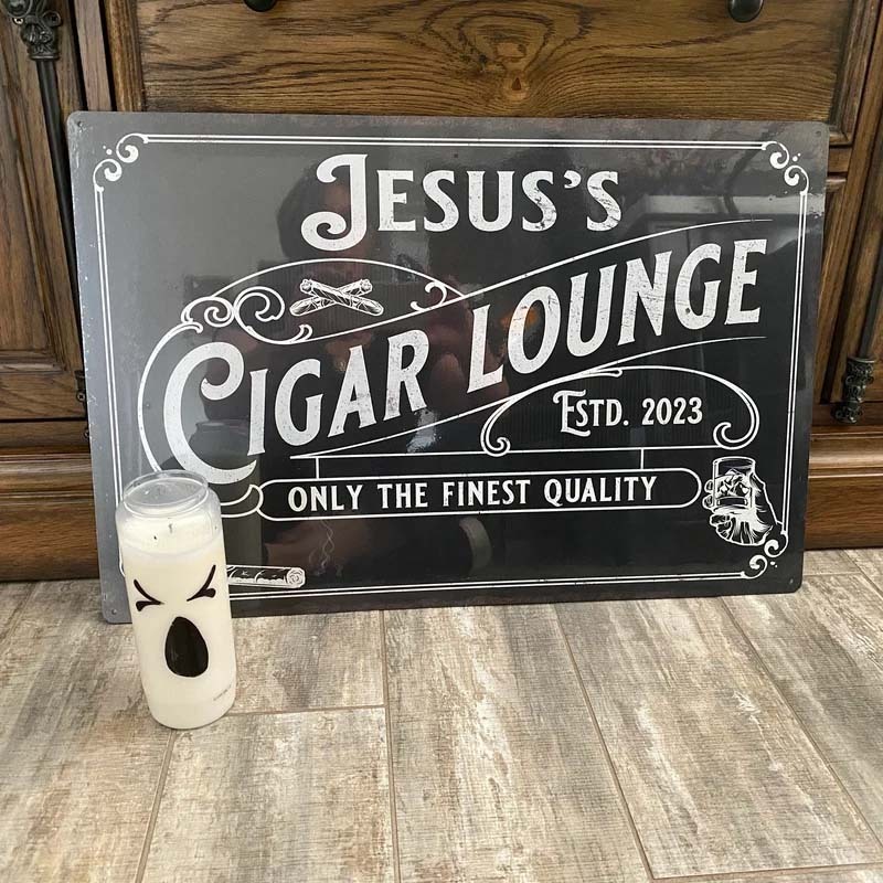 Personalized Cigar Lounge Sign Lounge Sign Man Cave