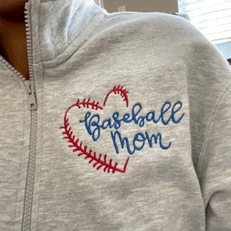  Custom Baseball mom Softball Mom sweatshirt Full Zip/Quarter Zip Hoodie
