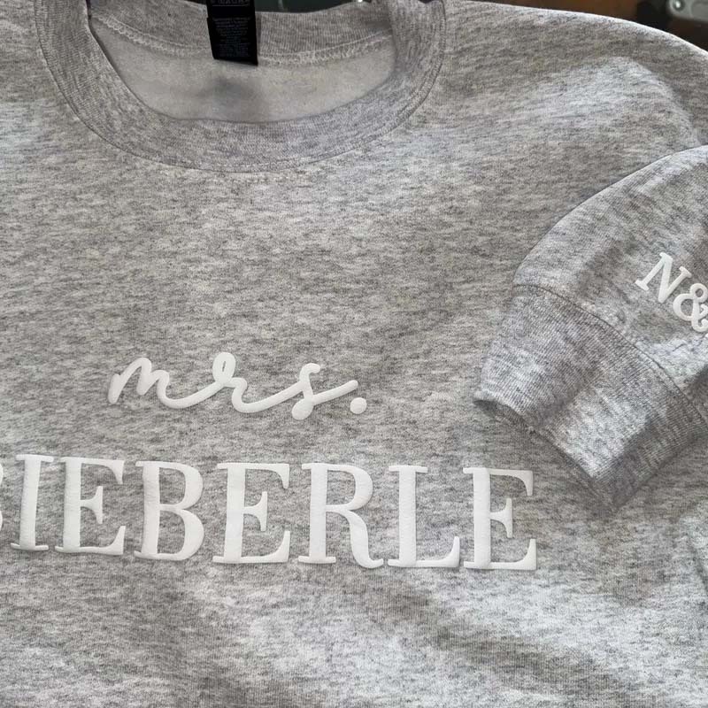 Personalized Future Mrs Sweatshirt Engagement Gift Valentine Day Gifts