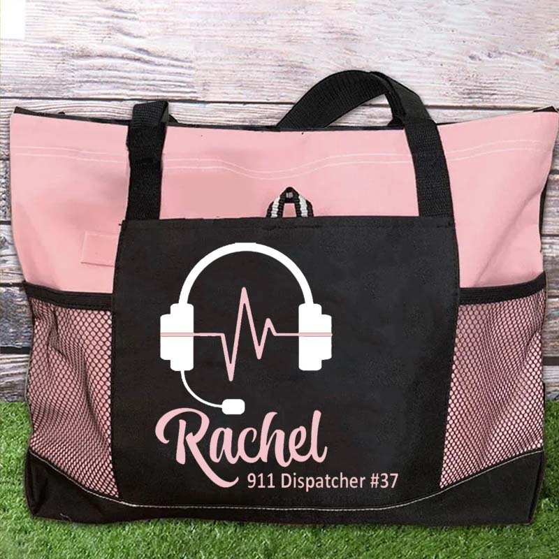 911 Dispatcher Bag Personalized Bag for 911 tote bag EMD Tote Bag First Responder Gift