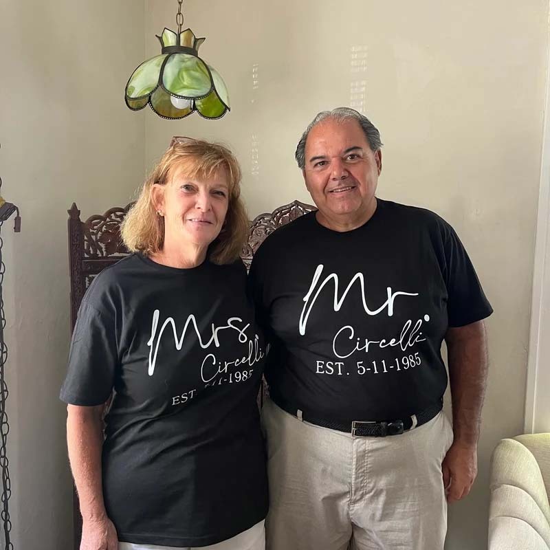 Personalized Mr. And Mrs. Shirt Custom Wifey Hubby Shirts Just Married Shirt Wedding Anniversary Gift