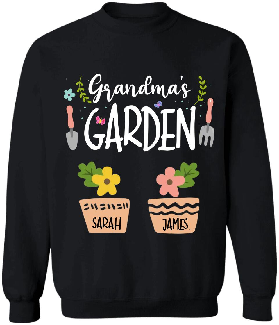 Grandma's Garden - Personalized Grandma  Sweatshirt