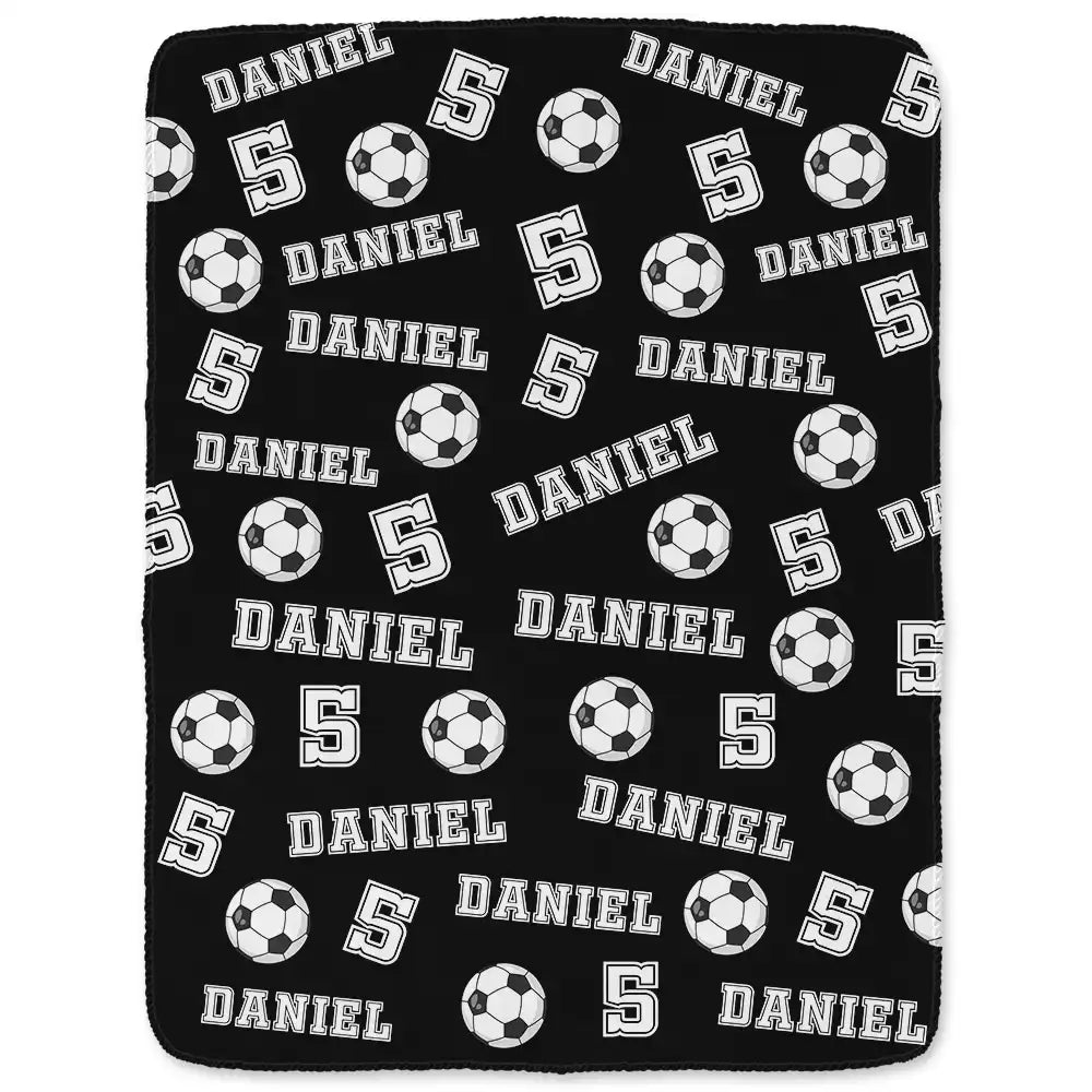 Colorful Sports Pattern Baseball Volleyball Basketball - Personalized Fleece Blanket, Sherpa Blanket
