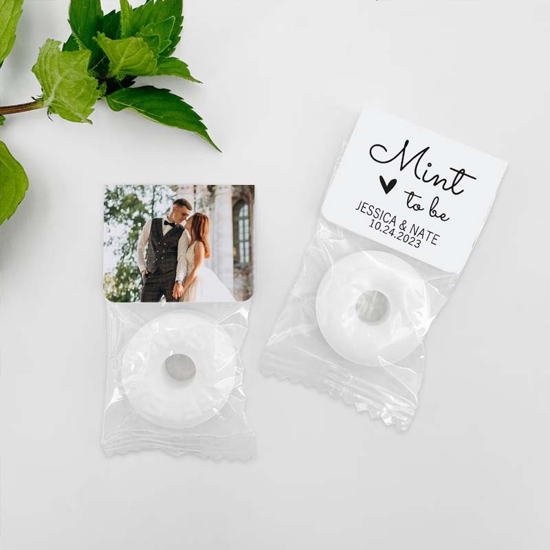 Mint to Be Wedding Favors Personalized Your Photo