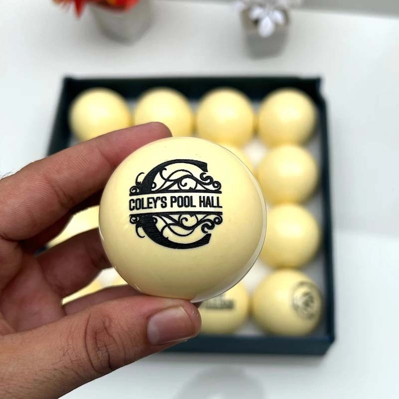 Engraved Cue Ball Customized billiards Ball Christmas gift For Billiards enthusiast