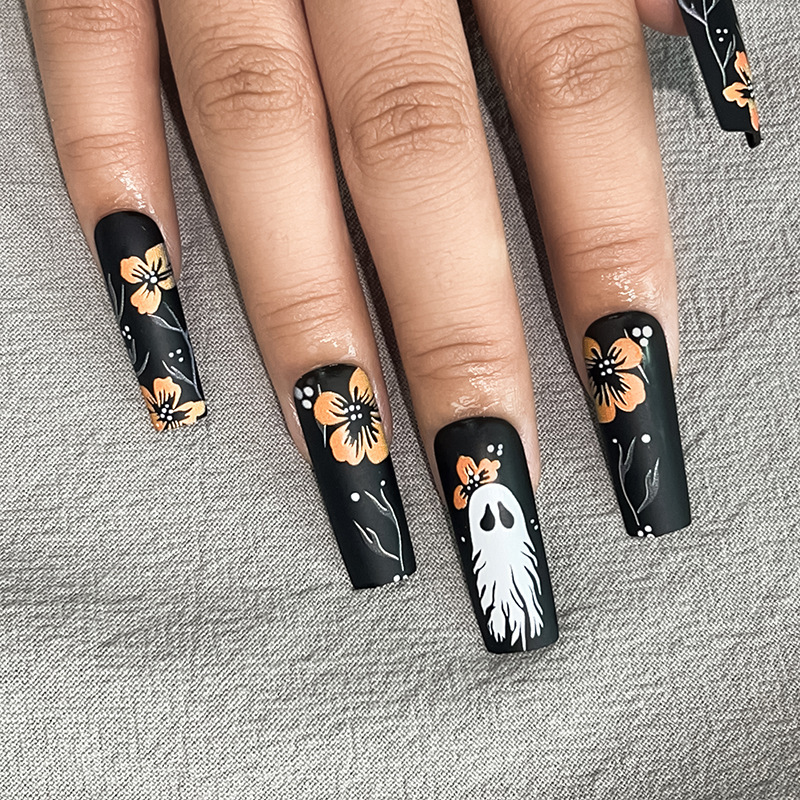 Halloween Press-On Nail Tips - Set of 24 - K02-006