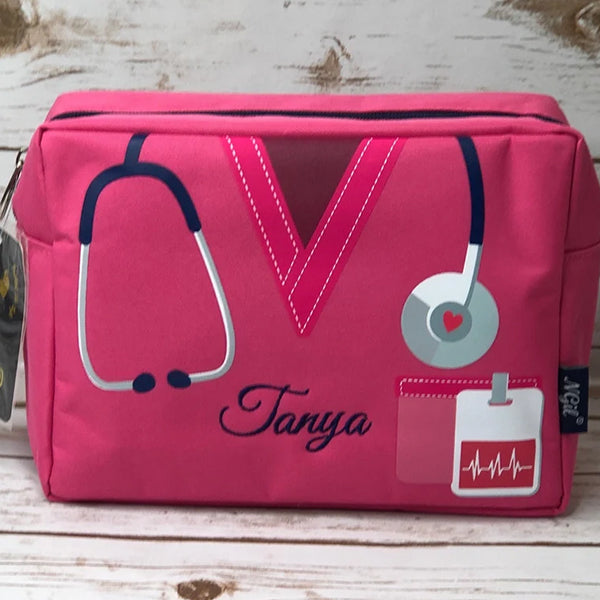 Personalized Cosmetic Bag For Nurse
