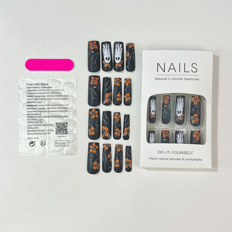 Halloween Press-On Nail Tips - Set of 24 - K02-006