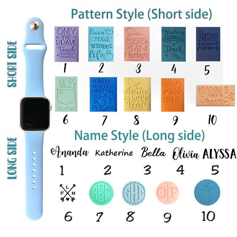 Teacher Custom Engraved Watch Band