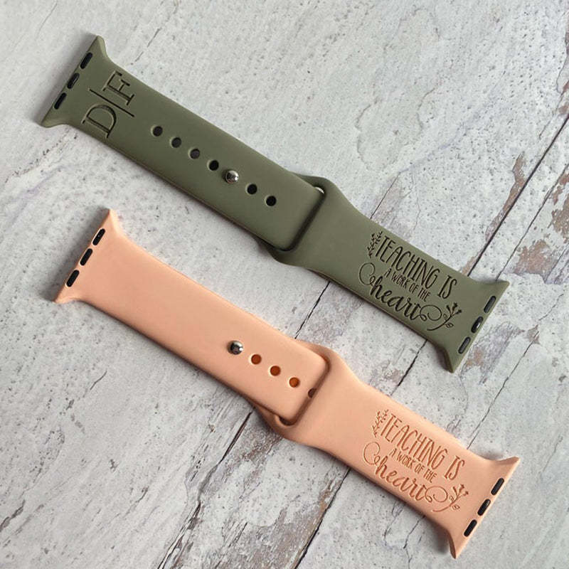 Teacher Custom Engraved Watch Band