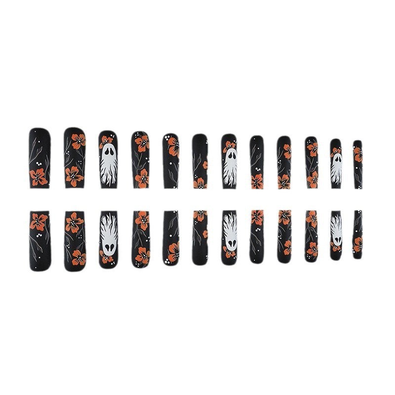 Halloween Press-On Nail Tips - Set of 24 - K02-006