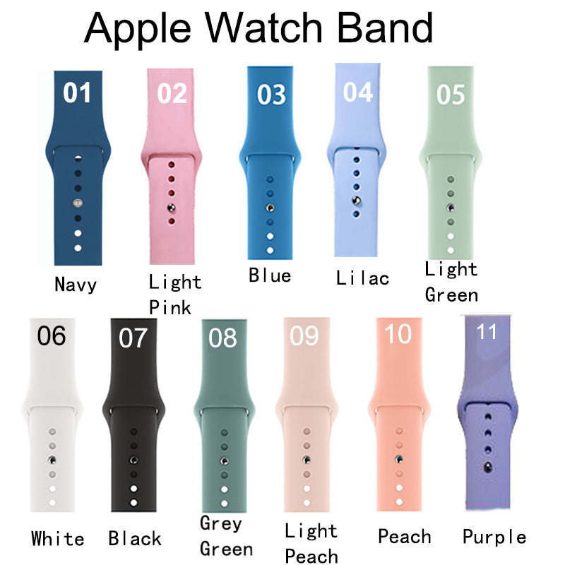Unicorn girl watch band ,Engraved sport silicone Personalized Watch Band for Apple and Samsung