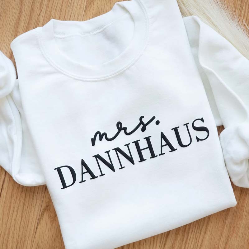 Personalized Future Mrs Sweatshirt Engagement Gift Valentine Day Gifts