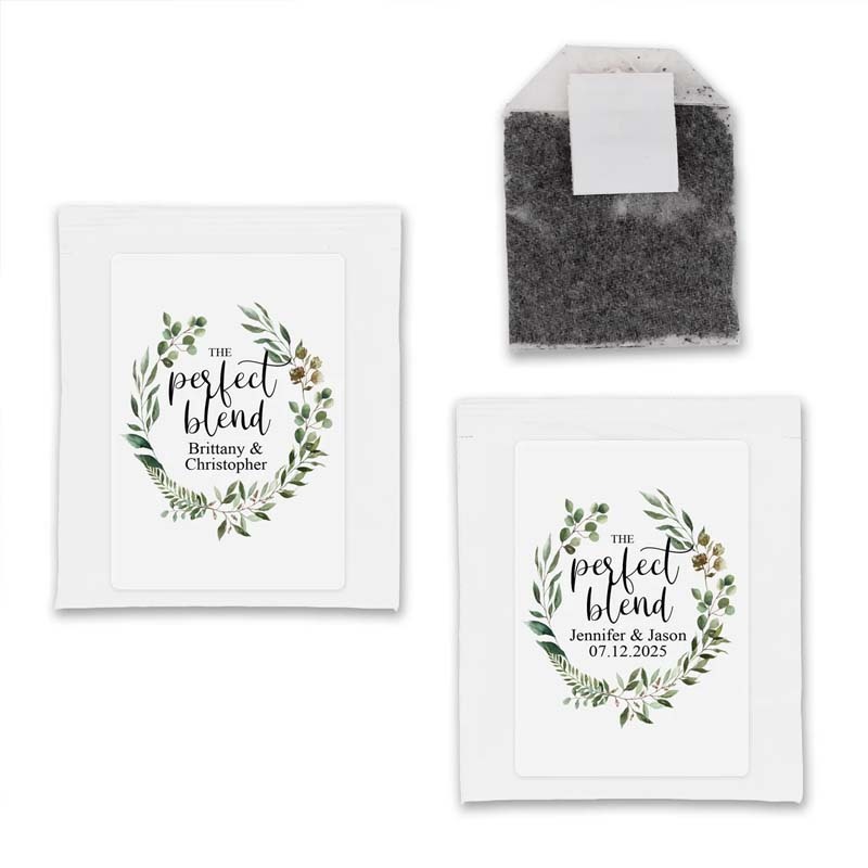 Custom Wedding Favor Tea Perfect Blend Wedding Favors