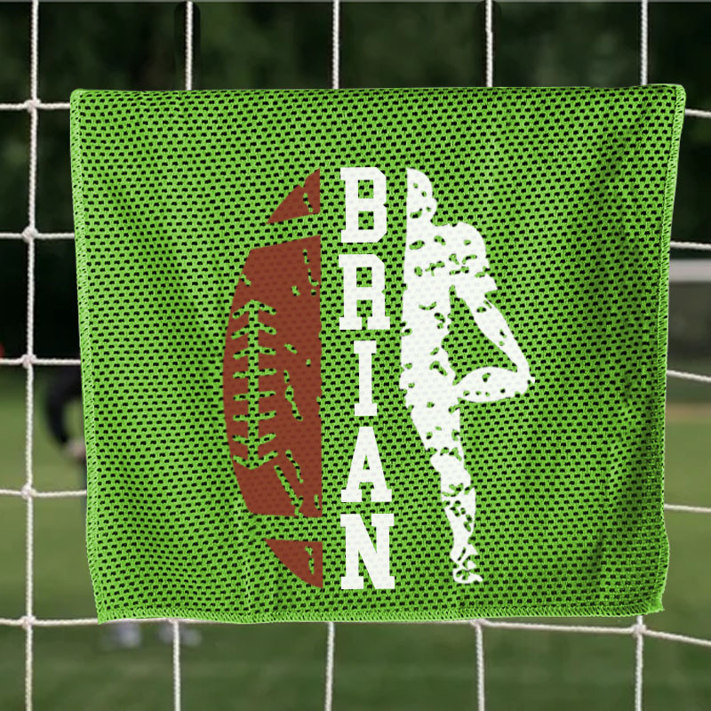 Personalized Cooling Towels Football Sporter Cooling Towel
