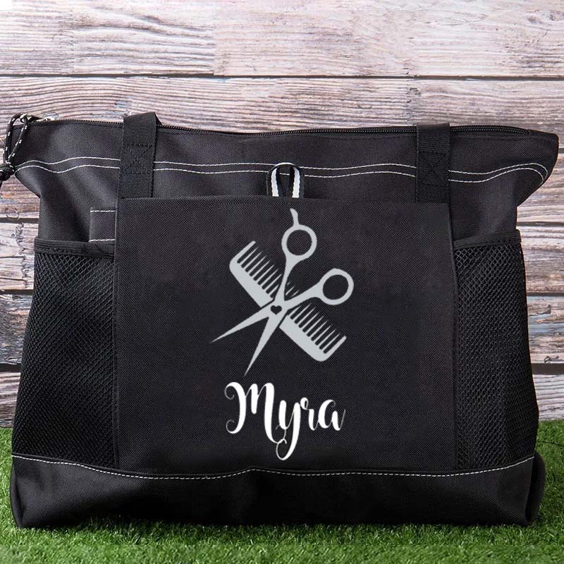 Personalized Hair Stylist Bag Custom Bag Hairstylist Gift Barber Bag Hair Dresser Gift Beautician Bag