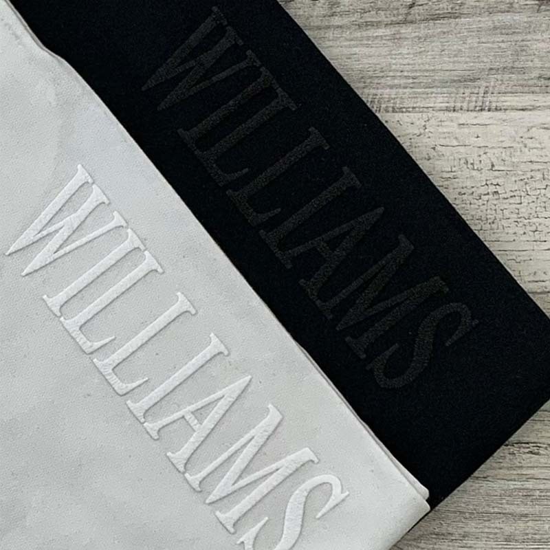 Custom Mr and Mrs Sweatshirts Embossed Mr and Mrs Tracksuit