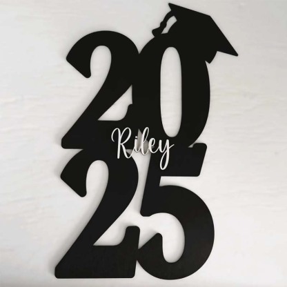 Personalized 2025 Graduation Guest Book - Personalized Graduation Decor