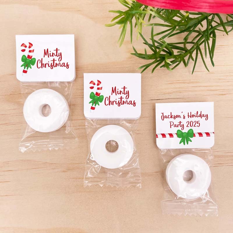Personalized Christmas Candy Favors Cute Christmas Favors Christmas Mints