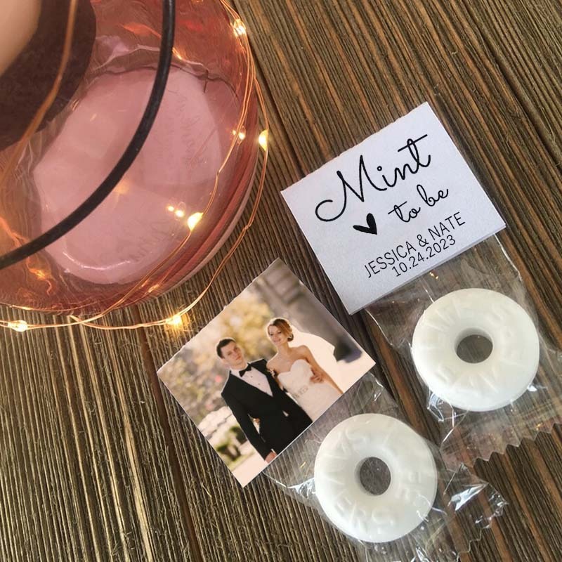 Mint to Be Wedding Favors Personalized Your Photo