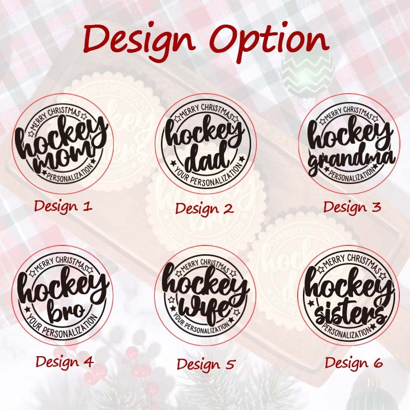 Personalized Christmas Hockey Sport Cookie Cutter-Gift For Hockey Lover
