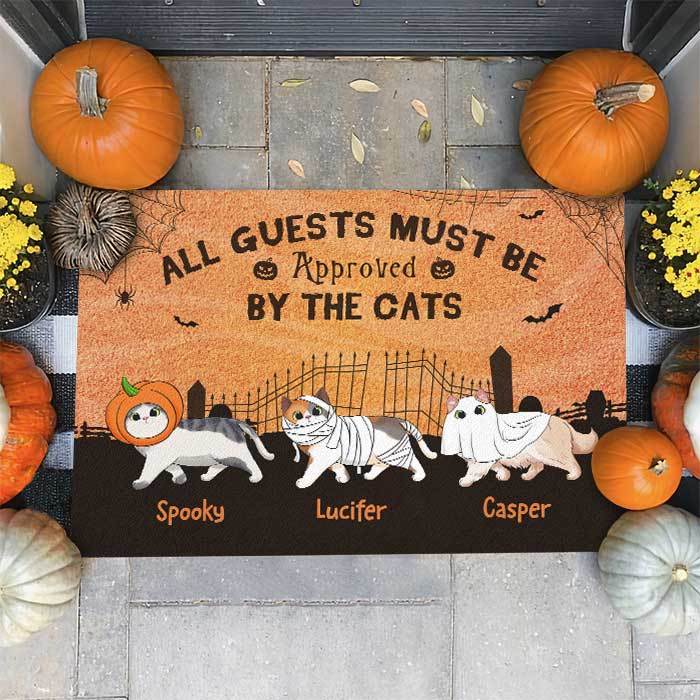 Halloween For Cats Personalized Decorative Mat