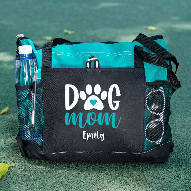 Dog Mom Tote Bag, Personalized Tote Bag, Custom Tote Bag
