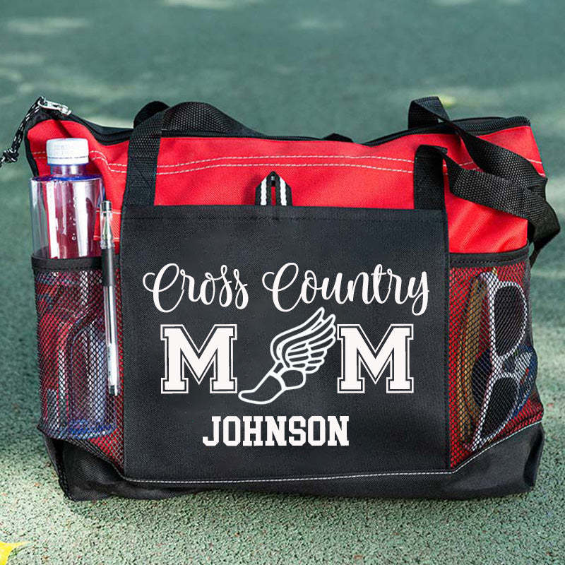 Personalized Ball Mom Tote Bag , Sports Bag