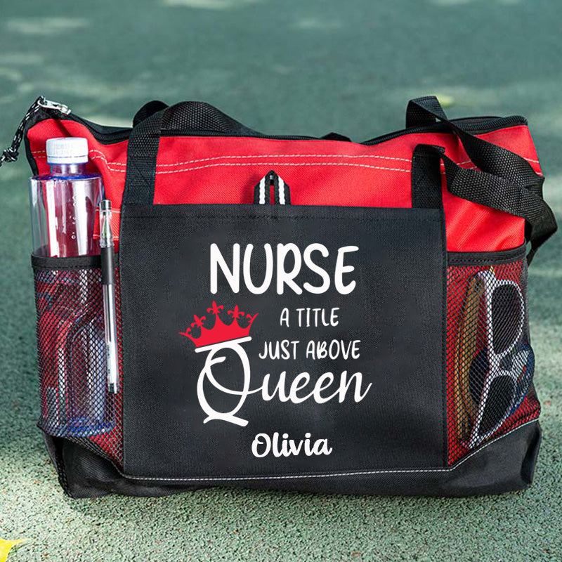 Nurse Tote Bag, Personalized Nurse Tote Bag, Custom Tote Bag