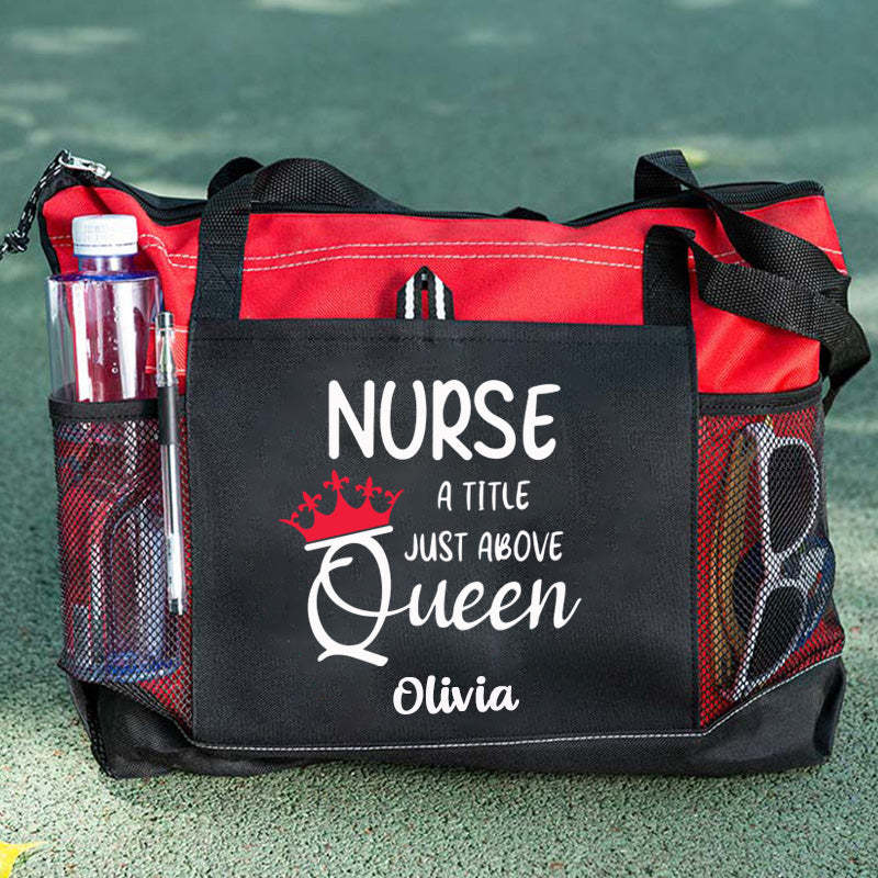 Nurse Tote Bag, Personalized Nurse Tote Bag, Custom Tote Bag
