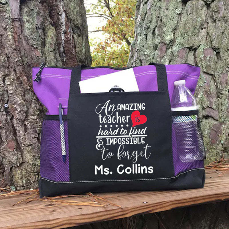 Personalized Teacher Tote, Teacher appreciation gift, Teacher gift, Tote for Teacher