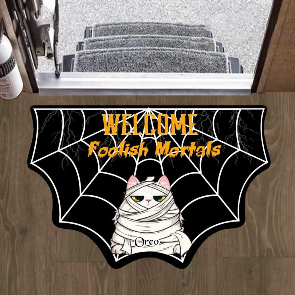Custom Personalized Halloween Pet Doormat