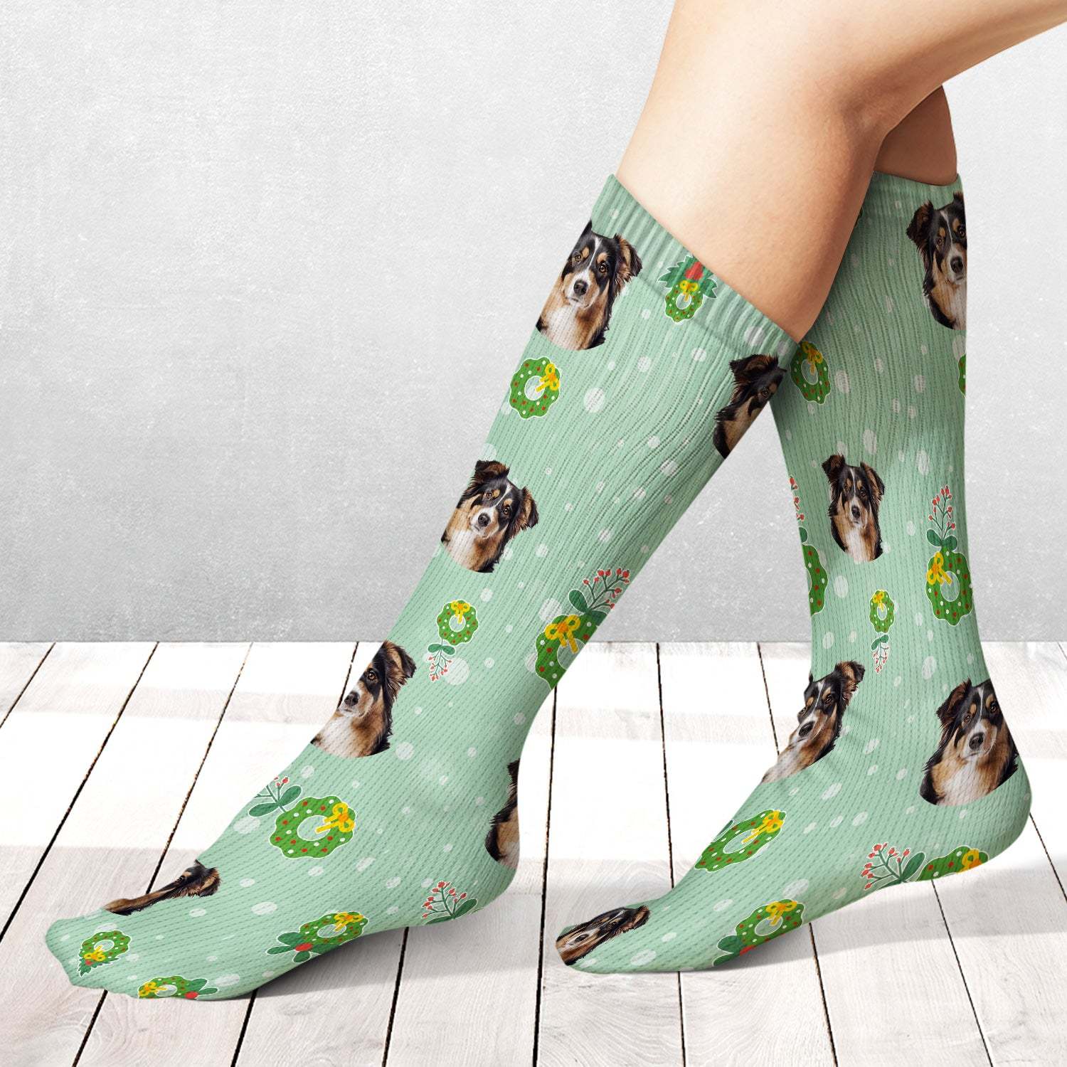 Custom Photo Pet Face Family - Gift For Family Pet Lovers - Personalized Socks