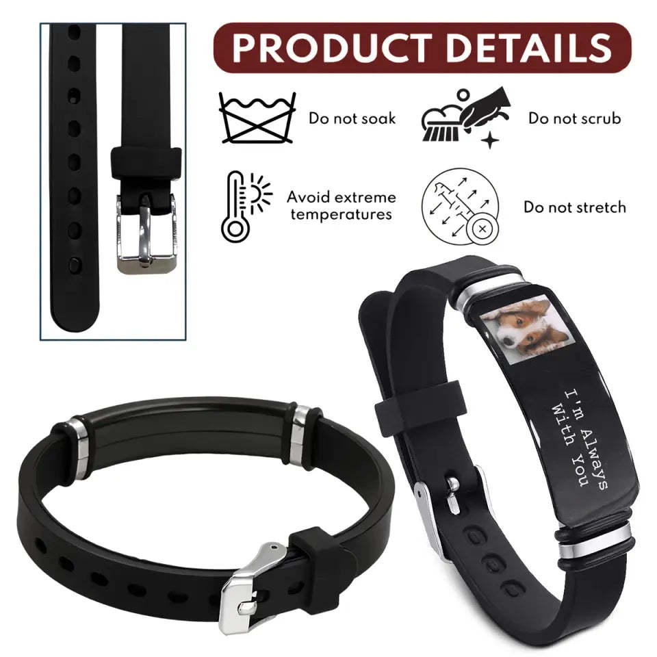 I'll Carry You - Custom Bracelet - Sympathy Gift