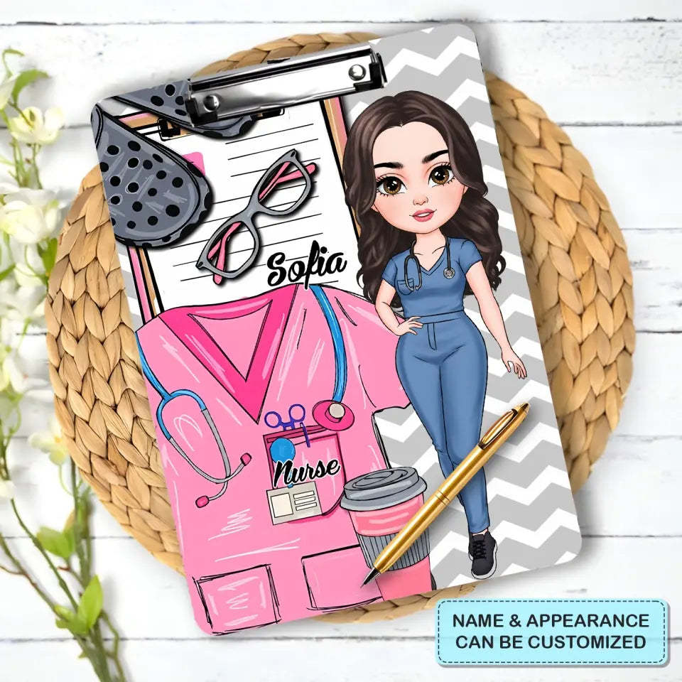 Nurse Life - Personalized Custom Clipboard - Nurse's Day, Appreciation Gift For Nurse