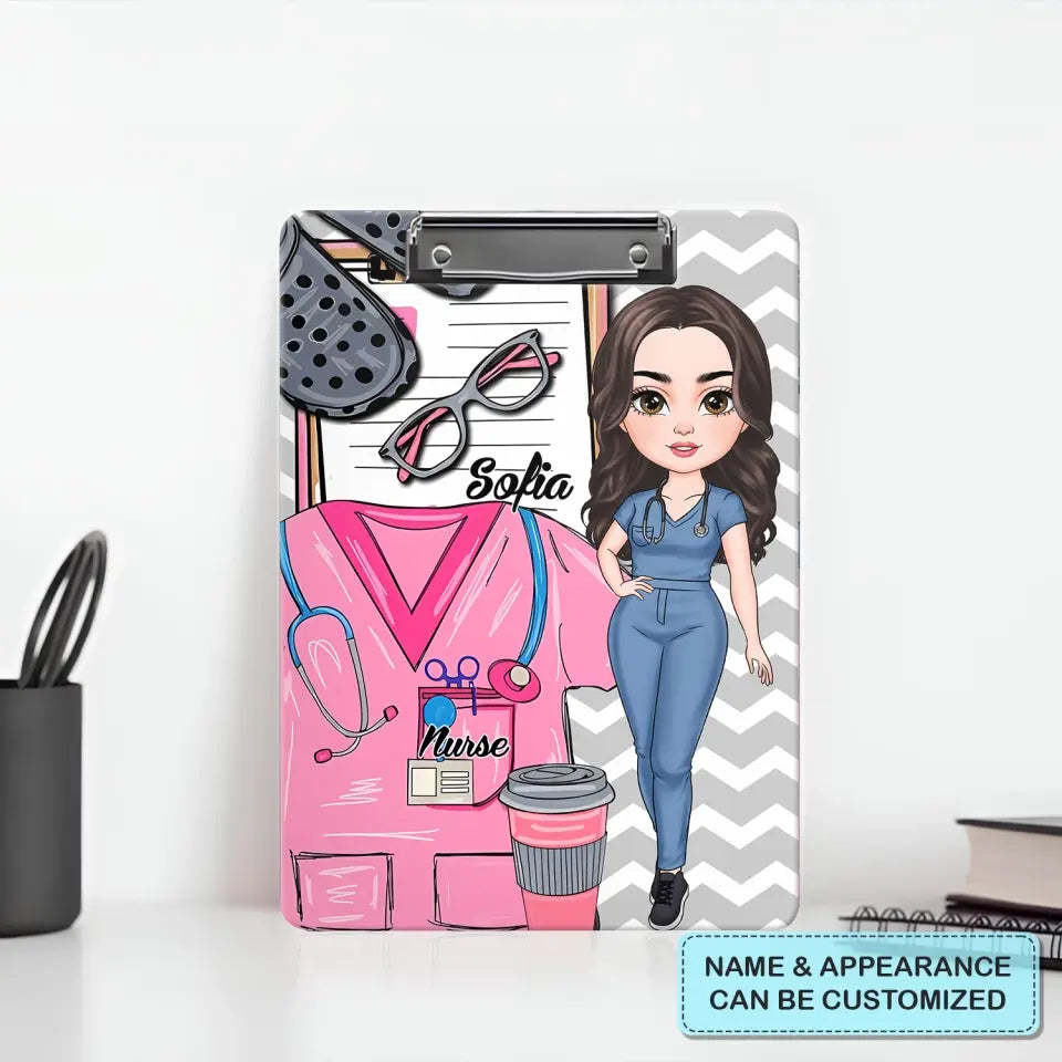 Nurse Life - Personalized Custom Clipboard - Nurse's Day, Appreciation Gift For Nurse