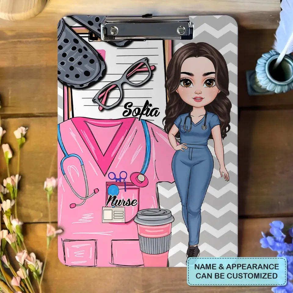 Nurse Life - Personalized Custom Clipboard - Nurse's Day, Appreciation Gift For Nurse